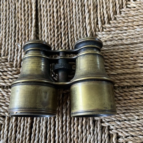 Antique brass binoculars - , field