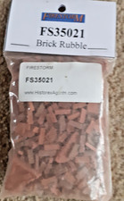 250 1:35th Scale Brick Rubble Miniature Dolls House War Gaming Model Railway