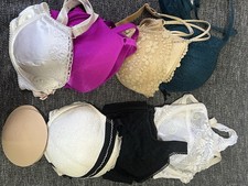 Bundle of X 7 assorted bras sizes 34 E 34 DD 36 D Brands La Senza M&S Primark
