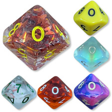 D10 Ten-Sided Dice Set for D&D
