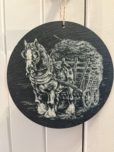 Large circular slate wall - large,