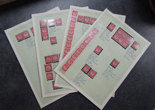 GB Wilding 2½d Sheets /Pages (4) annotated but unchecked. Used/MM/UM