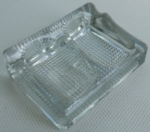 Vintage glass inkwell - inkwell, &