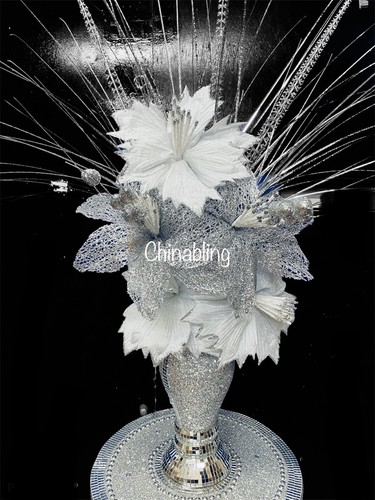 Silver vase romany with - vase,
