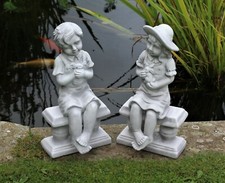Garden Ornaments Boy & Girl