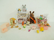 Sylvanian Families Baby Toddler Bundle ~ Triple Bunk Beds/Figures/Pram/Duck Toys