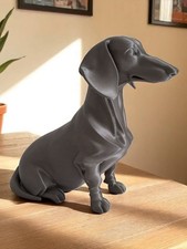 Minimalist Dachshund Figure