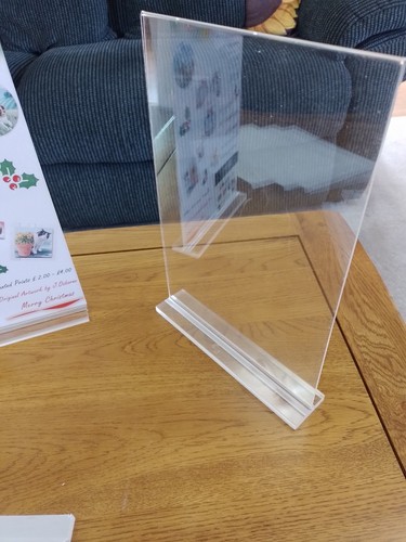 Acrylic sign holder 3 - acrylic,