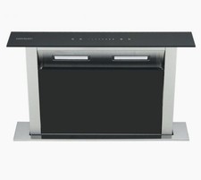 Cookology CDD605BK Black Downdraft Extractor Fan 60cm Kitchen Island Cooker Hood