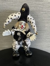 Vintage porcelain clown doll