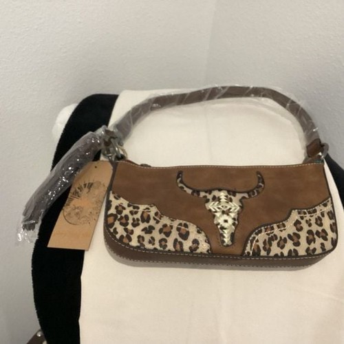 Western cowhide pattern accent - cowhide,