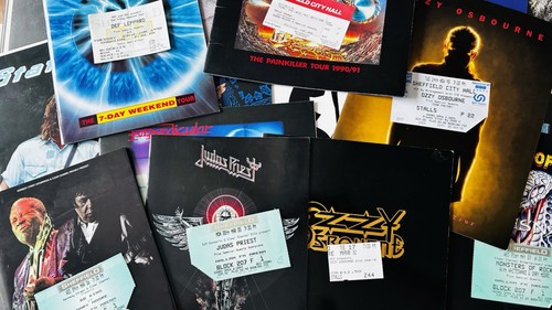 Rock concert programmes - rock,