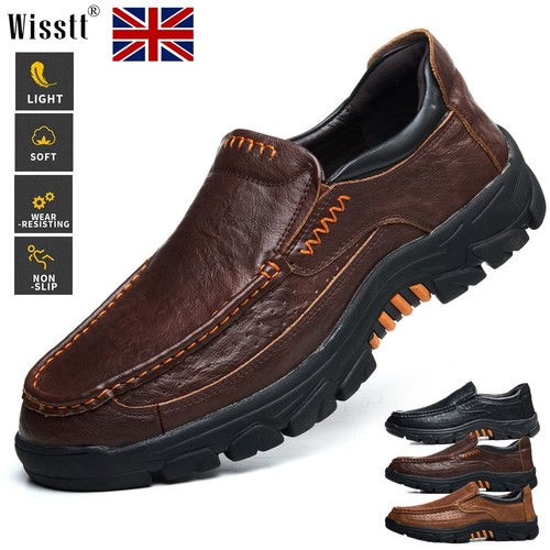 Mens leather casual - mens,