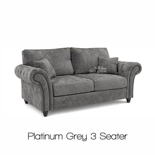 Oakland grey sofa set alaska - grey,