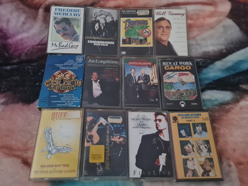 Cassette tape bundle - 12,
