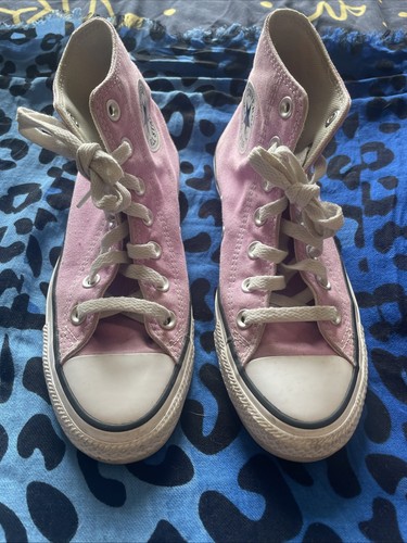 Pastel pink converse - pink,