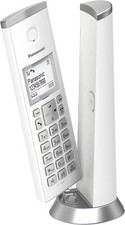 PANASONIC KX-TGK220E Cordless Phone with Answering System & Call Blocker White