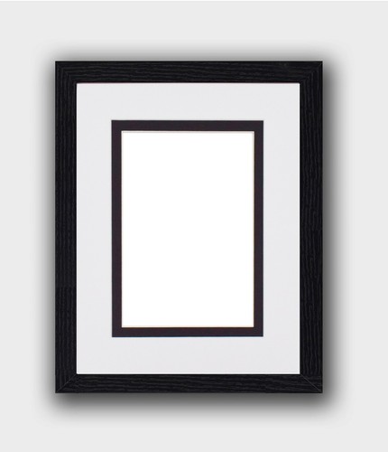 Black photo picture frame - black,