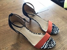 Profile Ladies Kitten Heel Sandals - Size UK 7 / EU 41