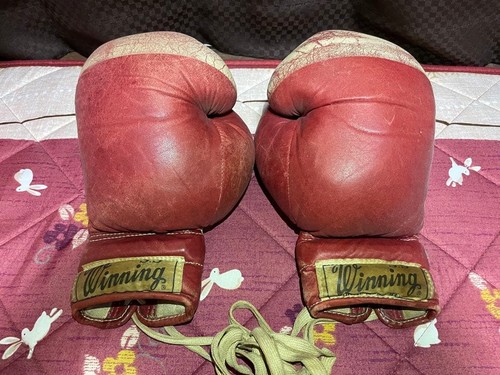Winning boxing gloves old - winning, logo