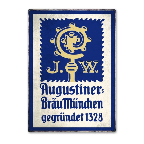 Metal wall sign jw - metal,