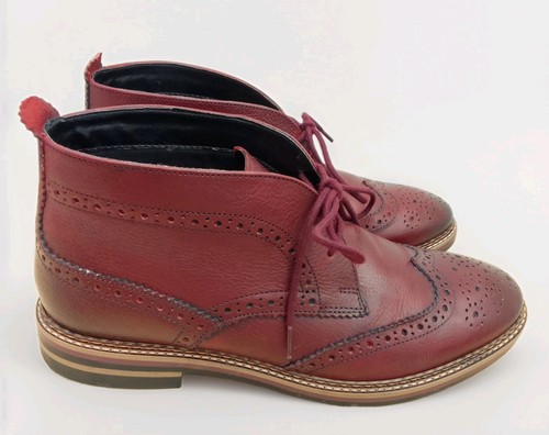 Size 8 burgundy russet - s,