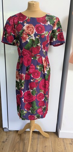Kaliko dress size silk - 14, red