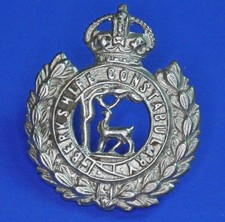 BERKSHIRE CONSTABULARY Police King’s Crown Collar Badge  [32763]