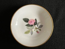Wedgewood Hathaway Rose Bone China Dish Round Trinket Pin Dish