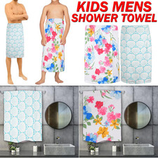 Kids Mens Wearable Wrap Towel