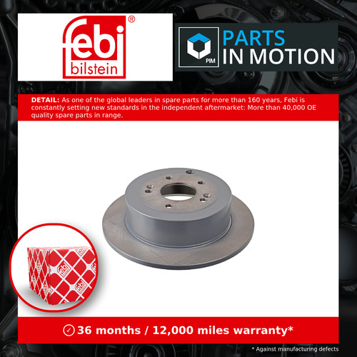 Brake discs pair solid - brake, fits
