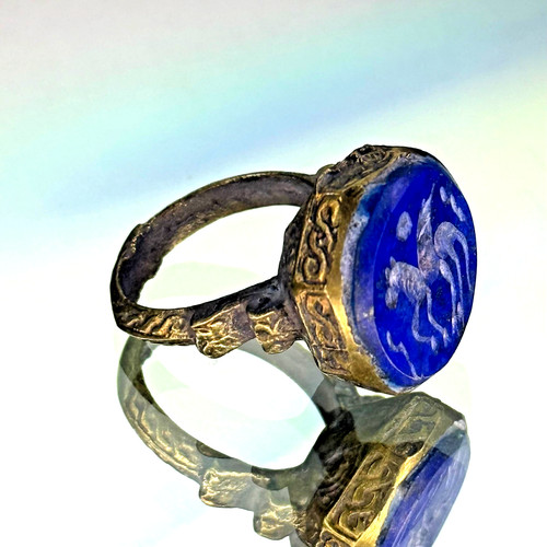 Ancient roman ring with - roman,