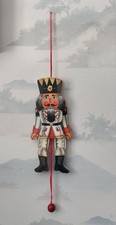 Vintage style Nutcracker Christmas Wooden Xmas Ornament Bauble Decoration