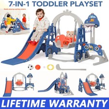7n1 Toddler Garden Swing Slide