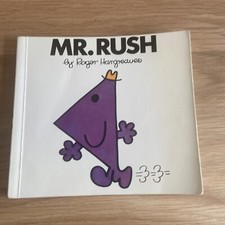 Vintage Mr Men Book Mr Rush by
