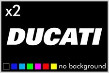 (2) Ducati Sticker Decal