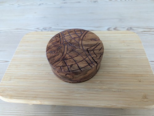 Fish design carved wood - design,