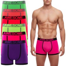 Mens Neon Awesome Boxer Shorts