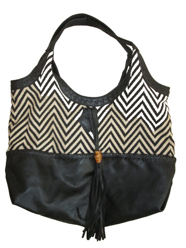 Big budda hobo - bag, chevron
