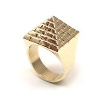 Pyramid Ring Heavy 54g Solid