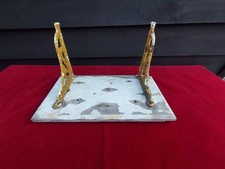 Antique iron cistern brackets with board/architectural/salvage, Victorian, 19C