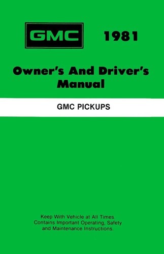 1981 gmc light duty - duty, pickup