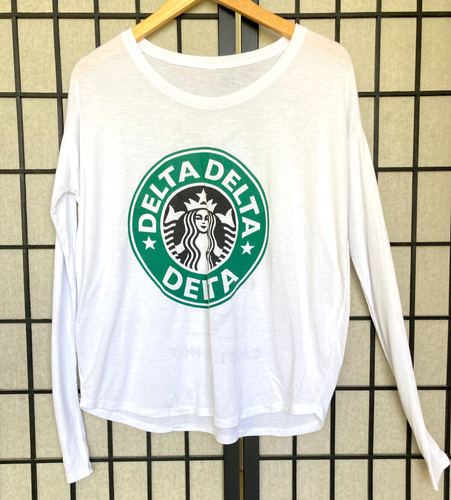 Starbucks tee delta shirt - starbucks, t-shirt
