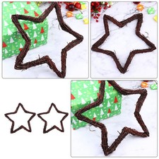  2 Pcs Star Wreath Frame Wall