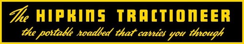 Hipkins tractioneer portable - tractioneer,