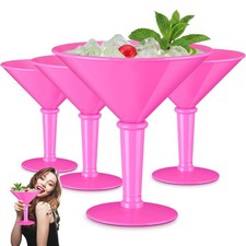 Giant Martini Plastic Glasses