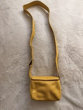 Yellow Leather Zara Cross Body