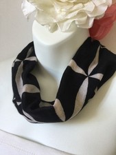 Black and Beige Check Viscose
