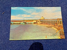 prestwick  pool  lido   AYRSHIRE  VINTAGE  POSTCARD  d