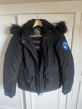 Black Padded HV Polo Winter Jacket size Small